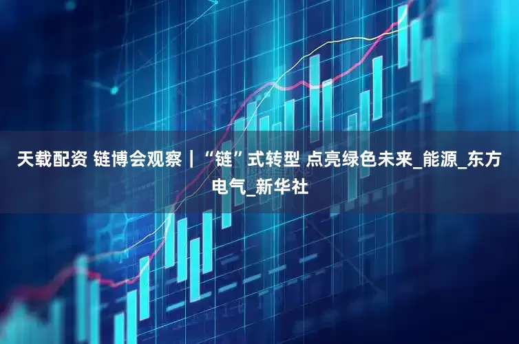 天载配资 链博会观察｜“链”式转型 点亮绿色未来_能源_东方电气_新华社